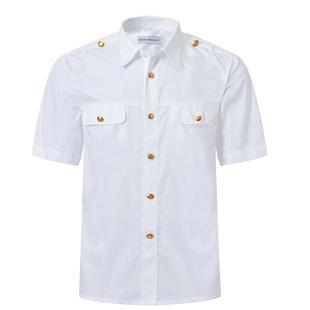 工作服新铁务路服白衬衫 铁路制服男路衬衣高铁乘员短长袖 23式 正品