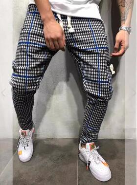Men's sports striped pants for men 男士运动条纹长裤男