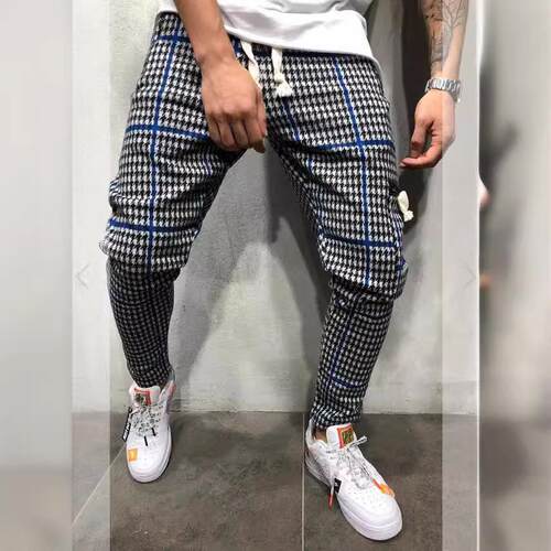 Men's sports striped pants for men 男士运动条纹长裤男