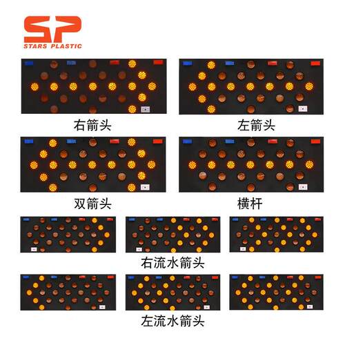 太阳能标志牌 太阳能箭头牌 施工路牌 LED警示牌 25灯太阳能导向