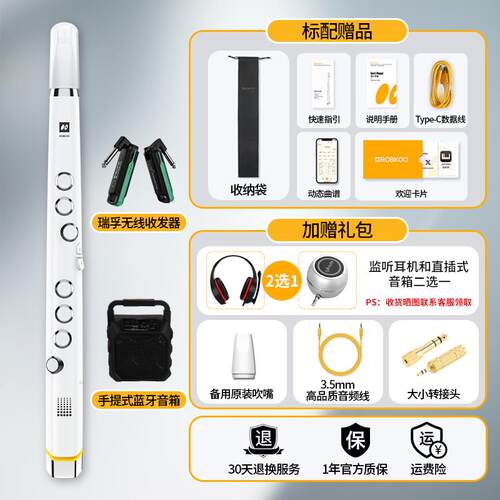 正品ROBKOO钹新产入款小小笛电吹管国真空管真采样锣电笛萨克斯初