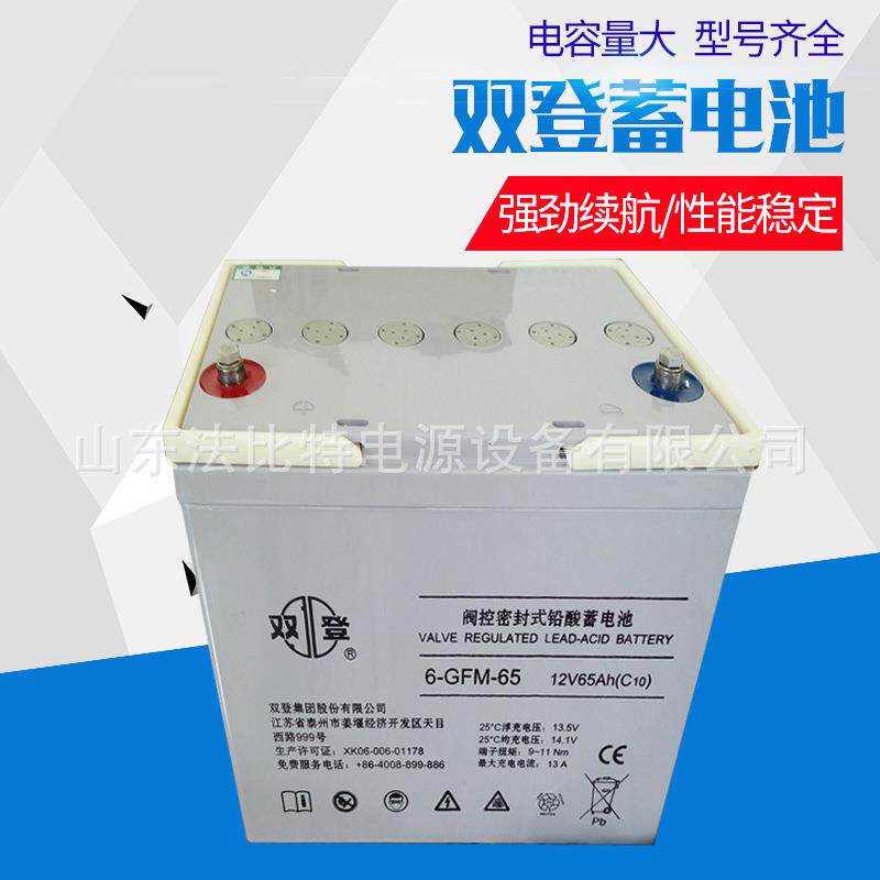 现货供应双登蓄电池太阳能备用电源6-GFM-12/12V12AH免维护