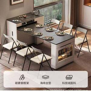 GYA餐LPI边柜岛台餐桌一体家可伸缩折移饭动小户型多功用能岛叠台