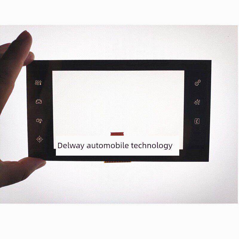 东风标致408轿车原装中控导航液晶显示玻璃触摸屏手写电容屏外置