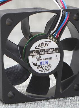 ADDA协喜 AD5005HB-D7B 5015 5V 0.30A 5CM 四线支持PWM机箱散热