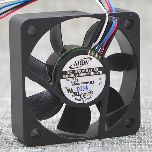ADDA协喜 AD5005HB-D7B 5015 5V 0.30A 5CM 四线支持PWM机箱散热