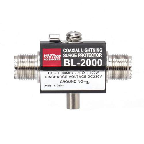 BL-2000同轴避雷器浪涌保护器PL259/M母转PL259/M母400W50欧