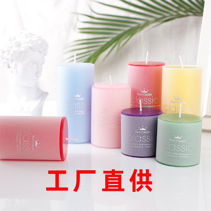 工厂香薰蜡烛照明应急香氛蜡片
