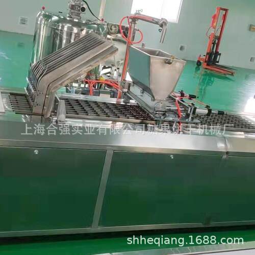 全自动饼干糕点注心机奶油/果酱/巧克力注心机曲奇饼干浇注设备线