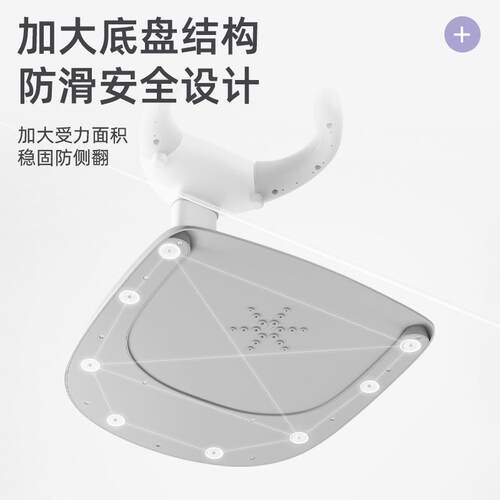 宝宝站立洗澡神器婴幼儿童可折叠沐浴台便捷防滑洗澡架洗屁屁神器