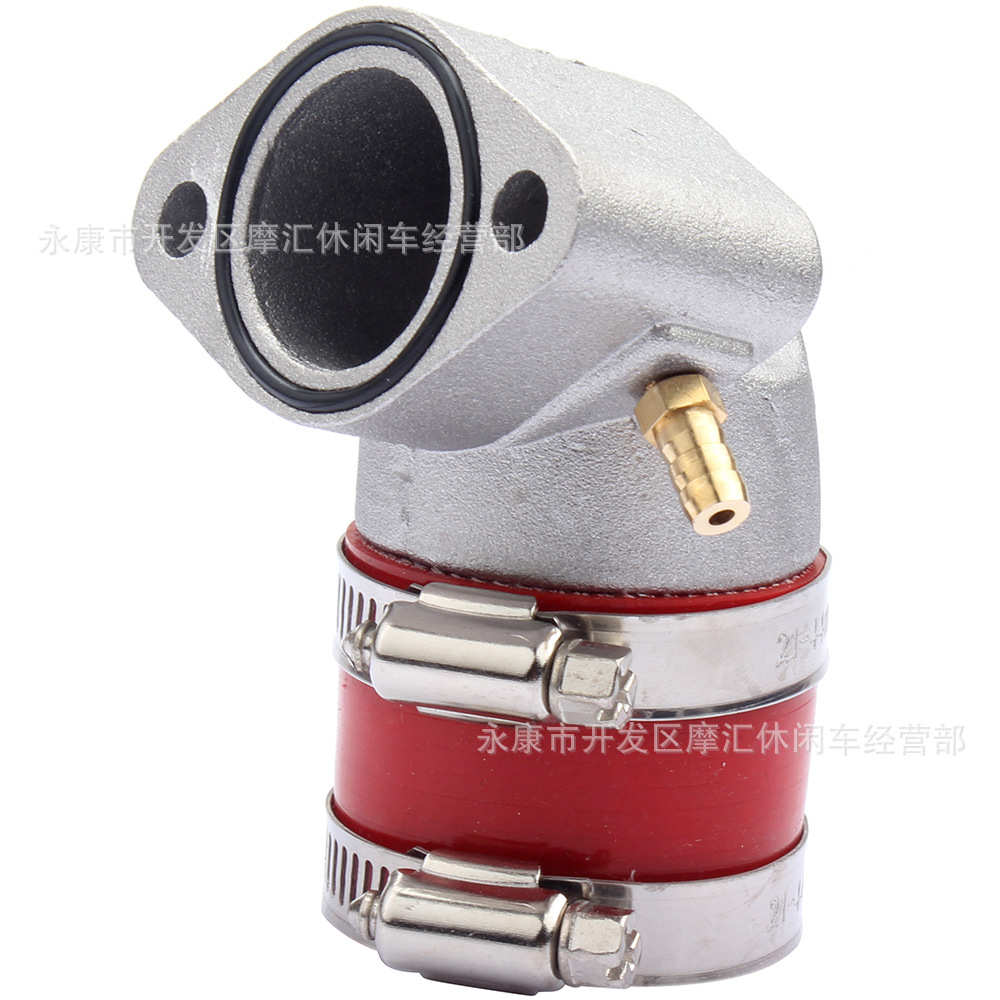 滑板摩托ATV四轮沙滩车GY6 150CC化油器进气管歧管接口喉管27MM