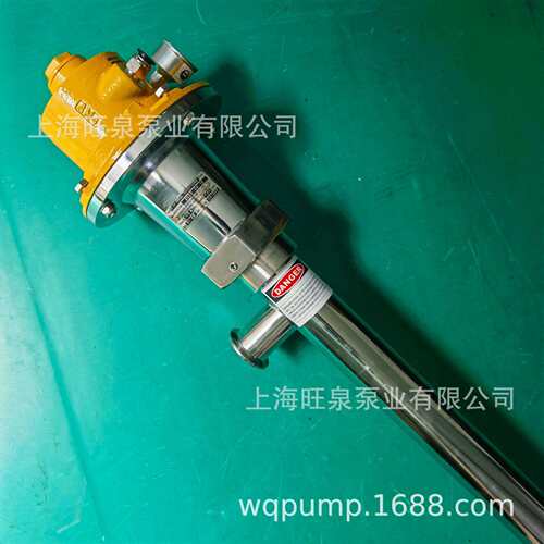 旺泉HD-A4+SS316L-1000HV100NBR食品用气动螺杆式插桶泵、抽液泵