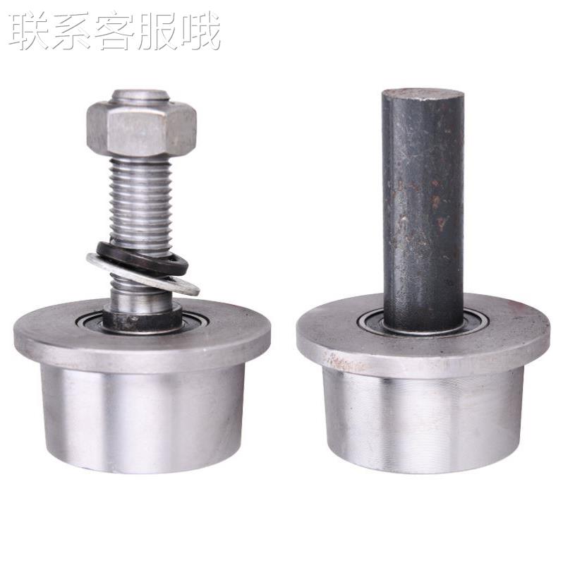 现货新款道滑轮重型H型双边滑轮铁轮大门滚轮货梯槽轮方