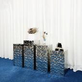 模架台首饰不装 服店水特波纹水橱窗落地式 台服装 包流无品牌 锈 鞋