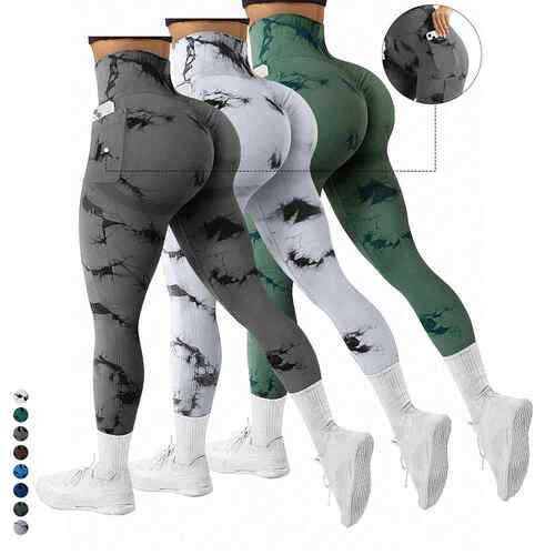 Side pocket yoga pants long running yoga pants for