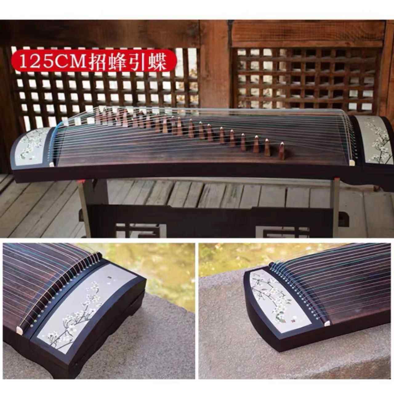 高档古筝琴小业挖筝便携式初学考级古专演奏十级古筝21弦半筝儿童