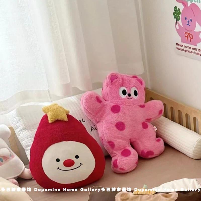沙发房间装饰摆件女生睡觉专用多巴胺抱枕软乎乎靠枕床头公仔玩偶