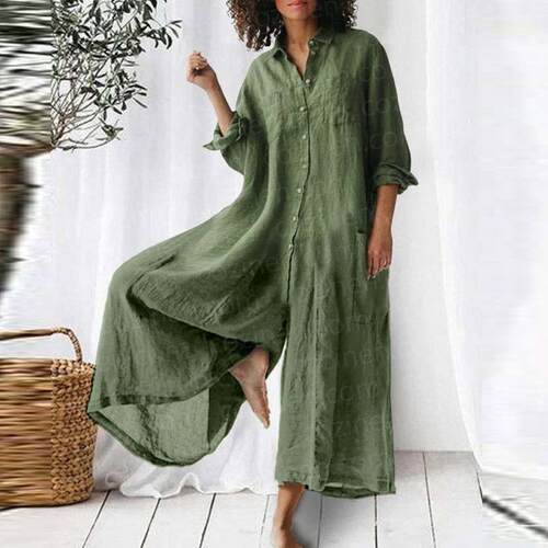 Women's jumpsuit, wide leg pants, plus size overalls,