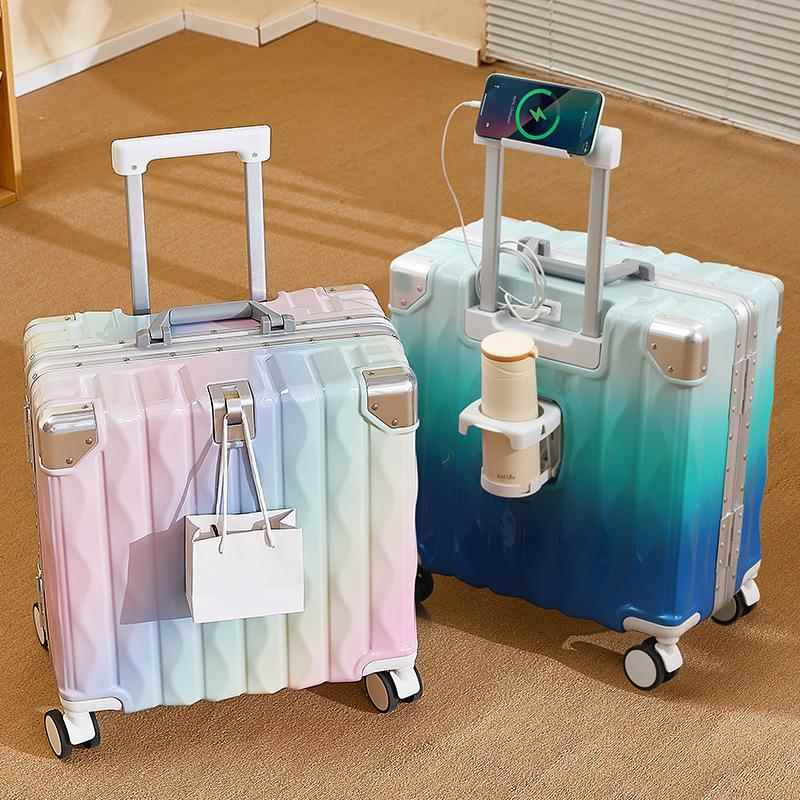 2025新款行李箱20寸小型可登机拉杆箱18寸男女旅行超轻便密码箱子