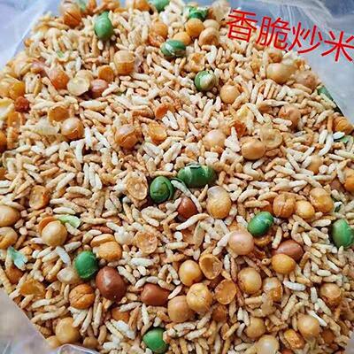 湖南安化炒米擂茶水井巷炒米阴米香脆零食散装益阳特产泡水泡茶