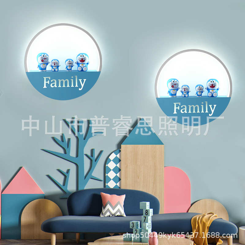 简约时尚卧室床头Led壁灯儿童房间卡通壁灯客厅走廊过道楼梯灯饰