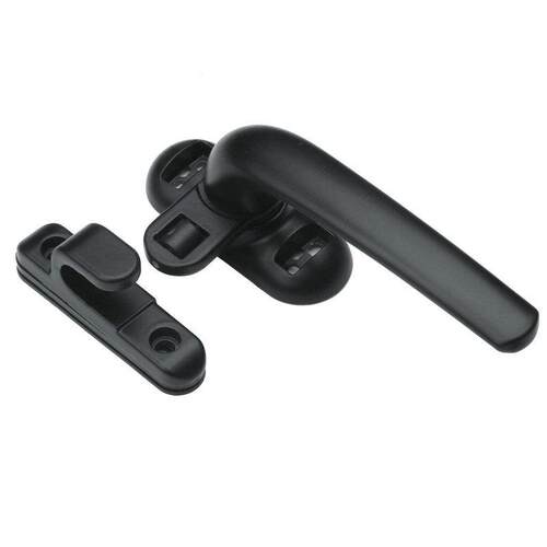 加厚内外开 50型铝合金门窗户实心7七字锁扣搭扣把手拉手窗板手锁