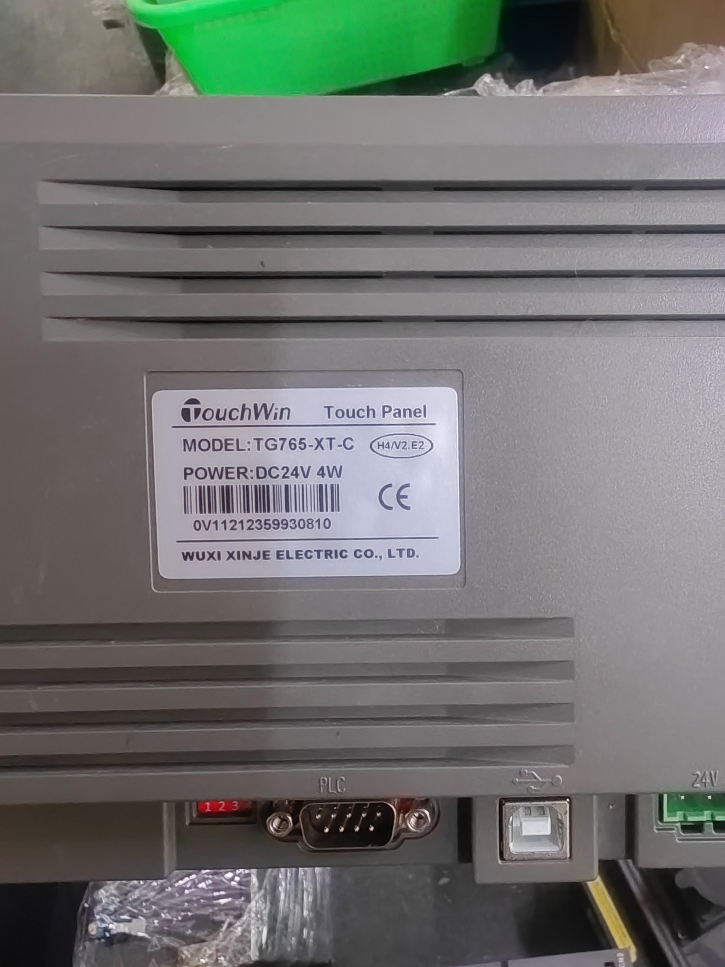 信捷TouchWin触摸屏TG765-XT-C，7寸工业人机