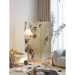 屏风隔断卧室阻隔家居折叠移动装饰客厅茶室办公室新型中国风织物