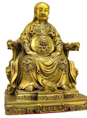 杨铜记真武大帝铜像真武祖师家居玄天大帝师爷神像