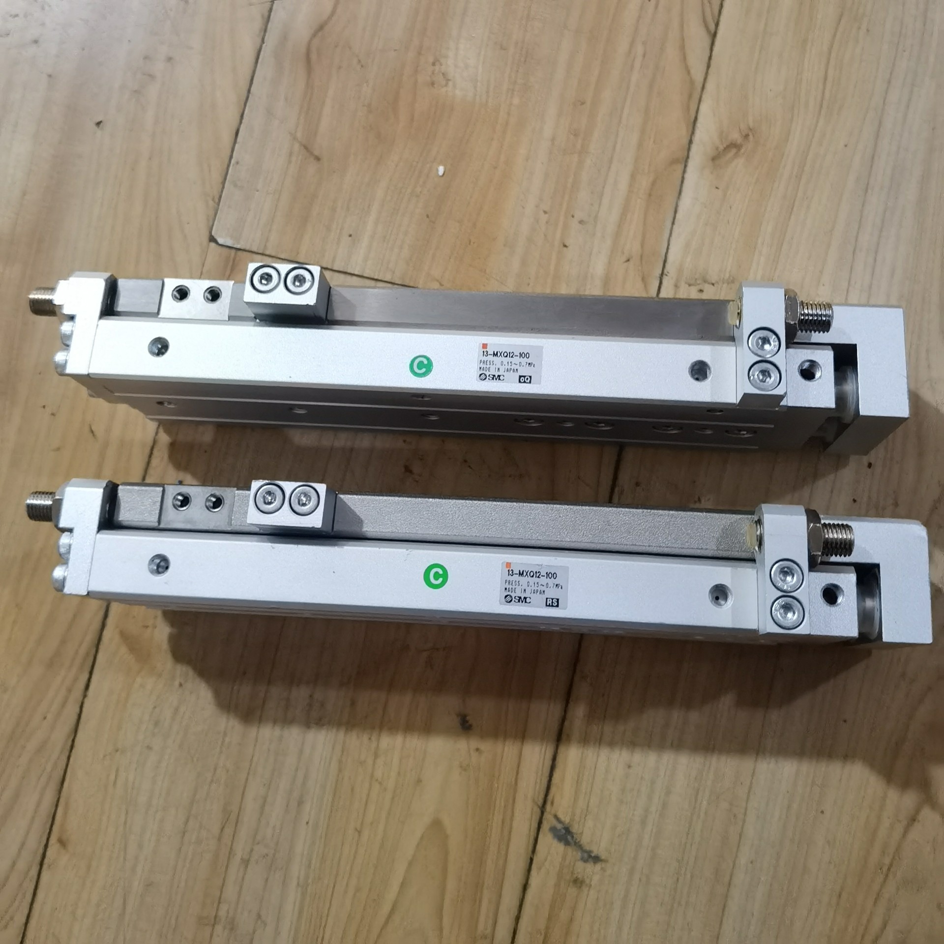 二手拆机SMC滑台气缸13-MXQ12-100 需要的联系，