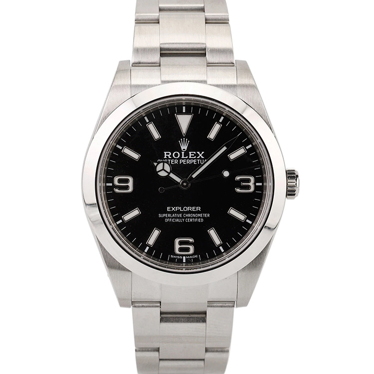 [9.8新]劳力士探险家39mm自动机械男表214270