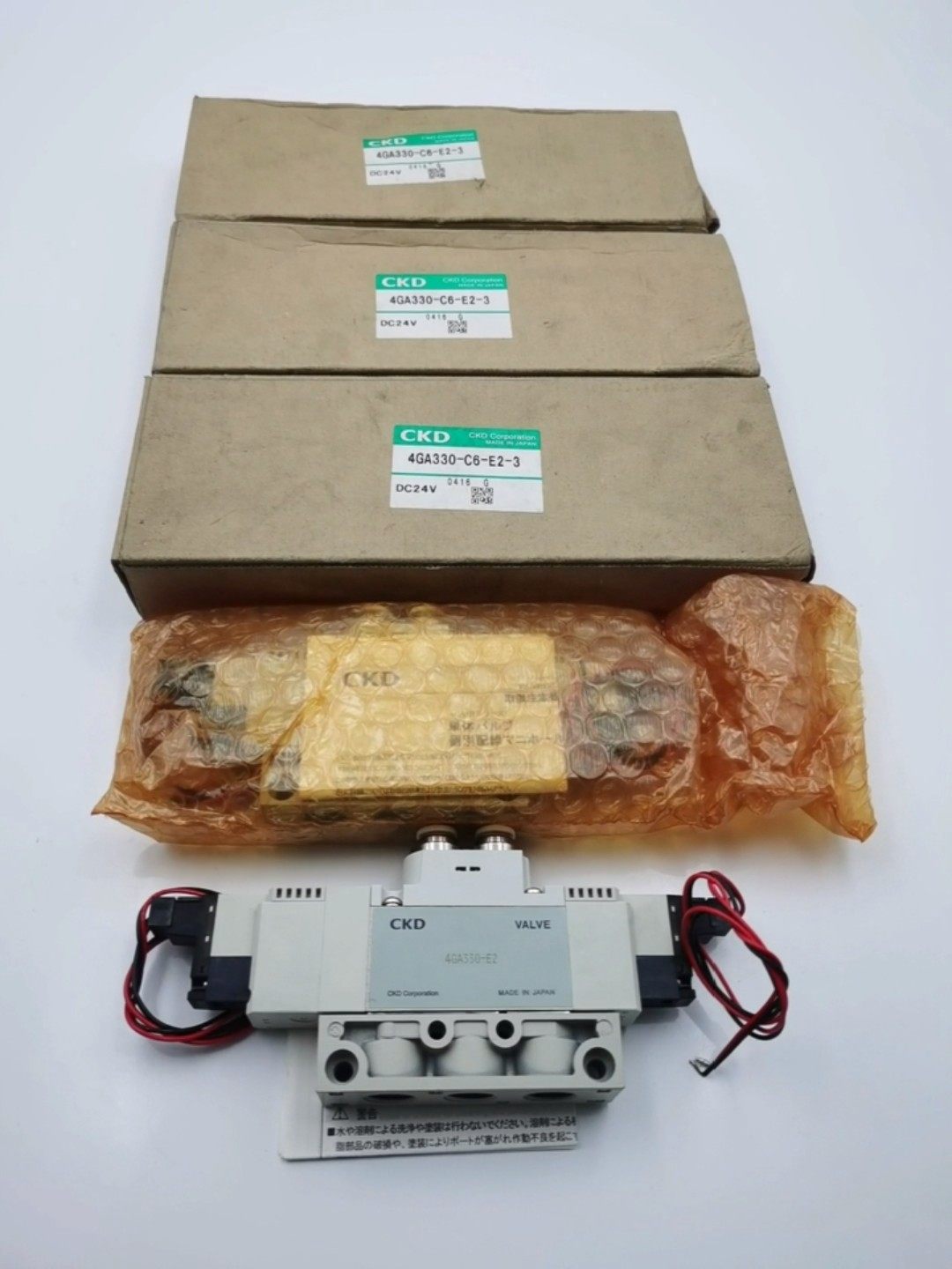 4GA330-C6-E2-3 DC24全新原装CKD电磁阀4