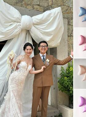 泡棉蝴蝶结 开业活动网红生日订婚礼派对装饰拍照道具布置打卡点