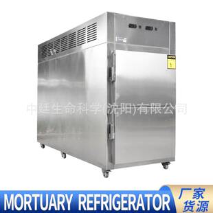 殡仪馆2具太平柜Morguefreezer停尸间低温冰箱双开门尸体冷藏箱