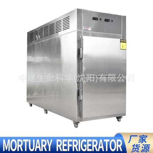 殡仪馆2具太平柜Morguefreezer停尸间低温冰箱双开门尸体冷藏箱