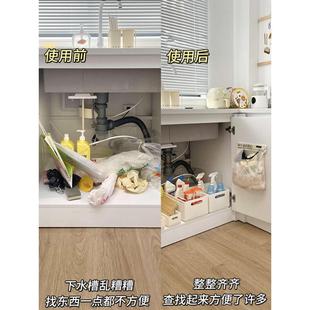 厨房垃圾袋收纳网兜大容量壁挂式家用神器橱柜放旧塑料袋大号挂袋