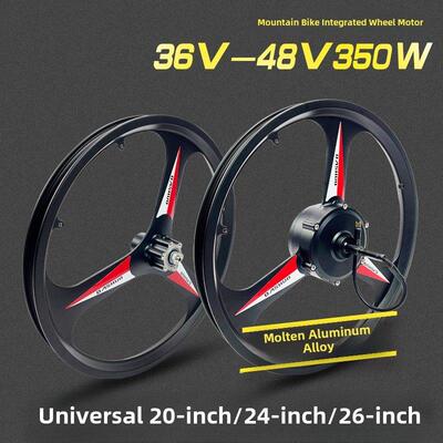 山地车自行车改装36V48V350W500W无刷齿20英寸24英寸26英寸三刀轮