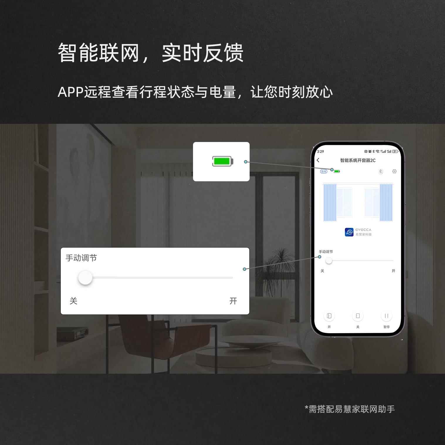 易慧家无线智能开窗器推