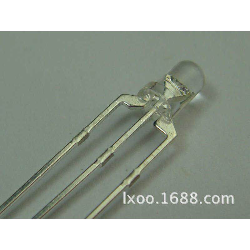 深圳林欣双色插件led灯f3红蓝双色共阴共阳LED灯珠直插发光二极管