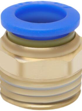 精品蓝色气动快插螺纹直通PC8-02PC10-04PC12-04PC16-04气管接头