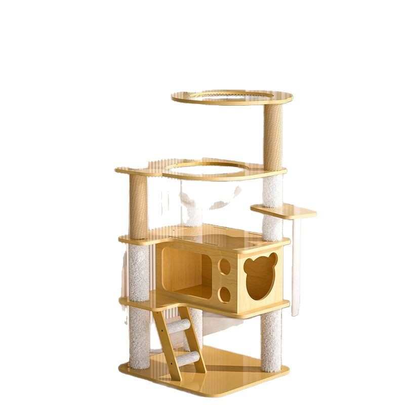 猫爬架太空舱猫窝猫树一体小型猫跳台大型猫架子宠物坚固稳猫爬架