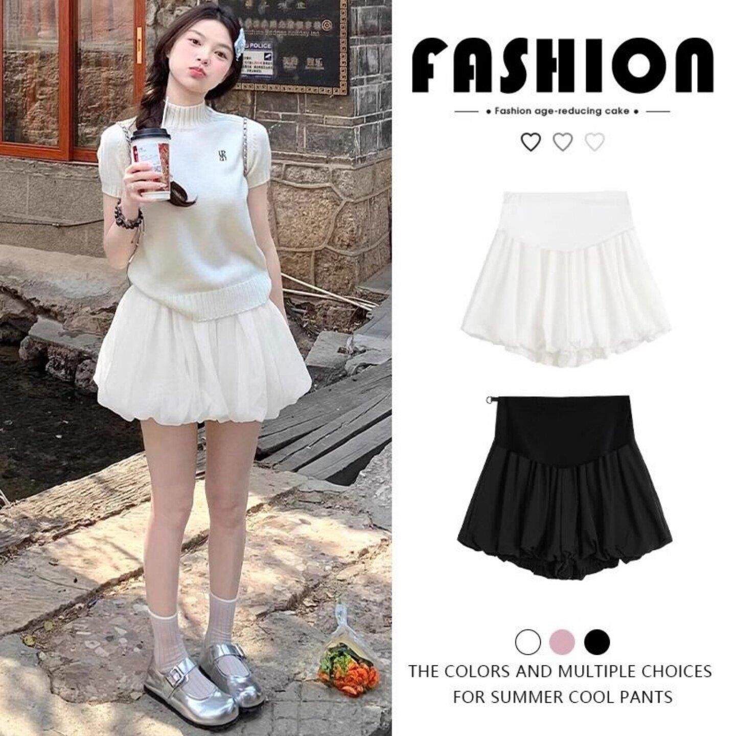 夏季薄款孕妇短款半身裙夏装2026新款高腰托腹花苞女小个子A字裙