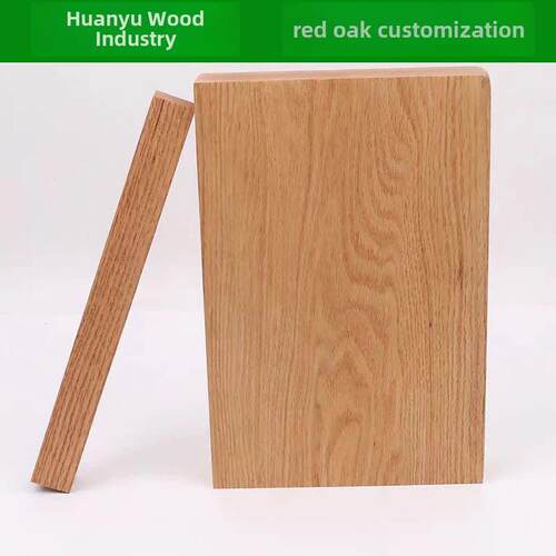 红白橡木实木板自定义桌面DIY木板底座隔断酒吧板凸窗楼梯台阶板