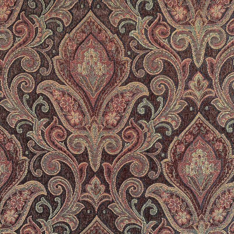 欧式古典加厚提花色织雪尼尔家用沙发套布料抱枕坐垫桌椅布可定制