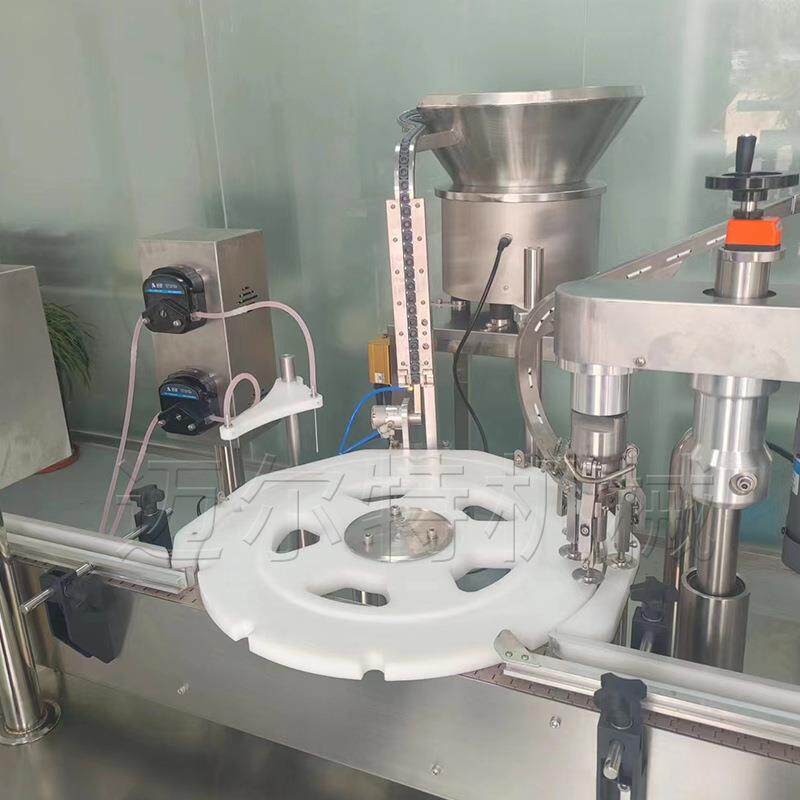 全自动西林瓶灌装机 液体定量灌装生产线 溶斑液抗生素原液灌装机