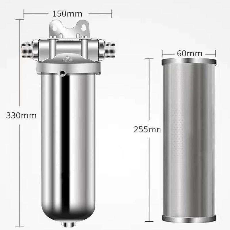 前置过滤器家用全屋净水器自来水商务机不锈钢机壳净水机厂家