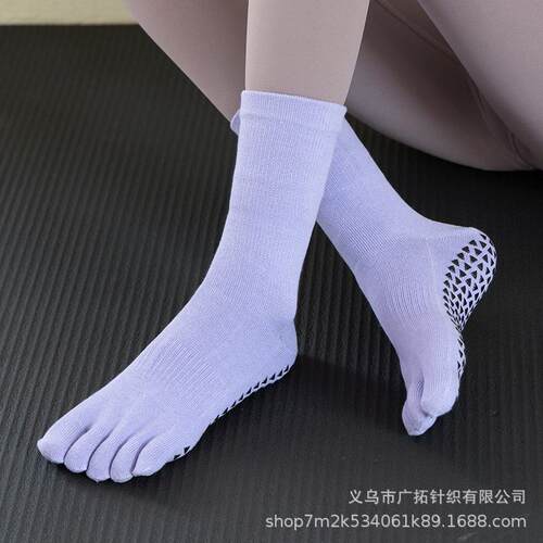 瑜伽健身袜女加厚运动健身袜亲子乐训练袜丝跳舞袜男筒袜