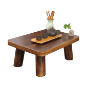 实木飘窗小桌子榻榻米茶几日式 家用矮桌窗台桌可移动茶台禅意炕桌