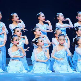 灼灼桃花有十里演出服春三月芒种金晨同款踏浪舞纱衣古典舞蹈服女