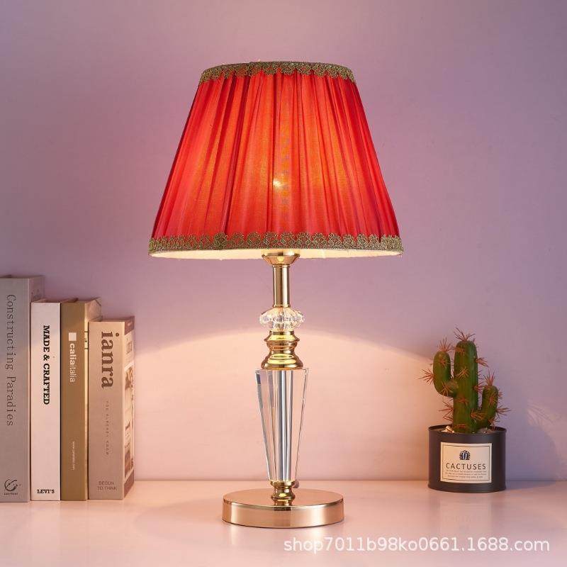 欧式水晶台灯卧室床头灯客厅书房简约美式轻奢复古温馨,机械设备,其他机械设备,淘宝优惠券,粉丝福利购,淘宝优惠卷